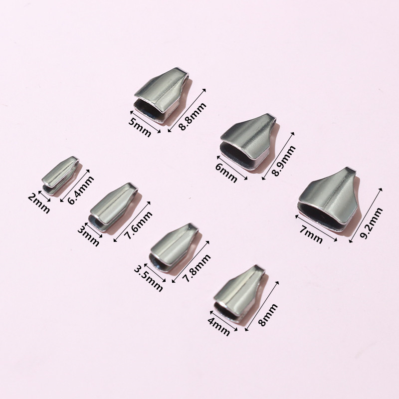 100pcs Stainless Steel 2-7mm F - Snapback Hat Flat 评论和价格