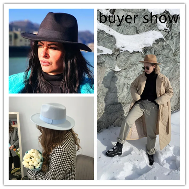 Fedora Hat Women Winter Hats f - Fedora Hat Wool 评论和价格