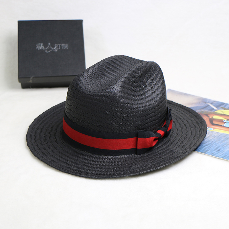 Hand Woven Straw Hat Jazz Cowb - Cowboy Hat Straw 评论和价格