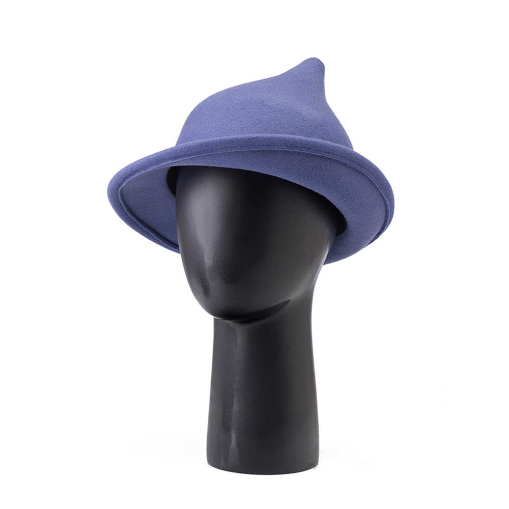 Fashionable Witch 100% Wool Po - Fedora Hat Wool 评论和价格