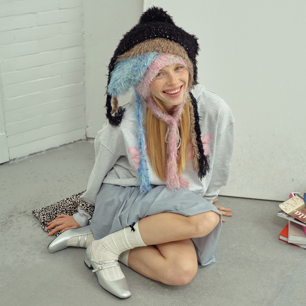 Y2K Women Furry Cat Ear Trappe - Trapper Hat Ear Flap 评论和价格