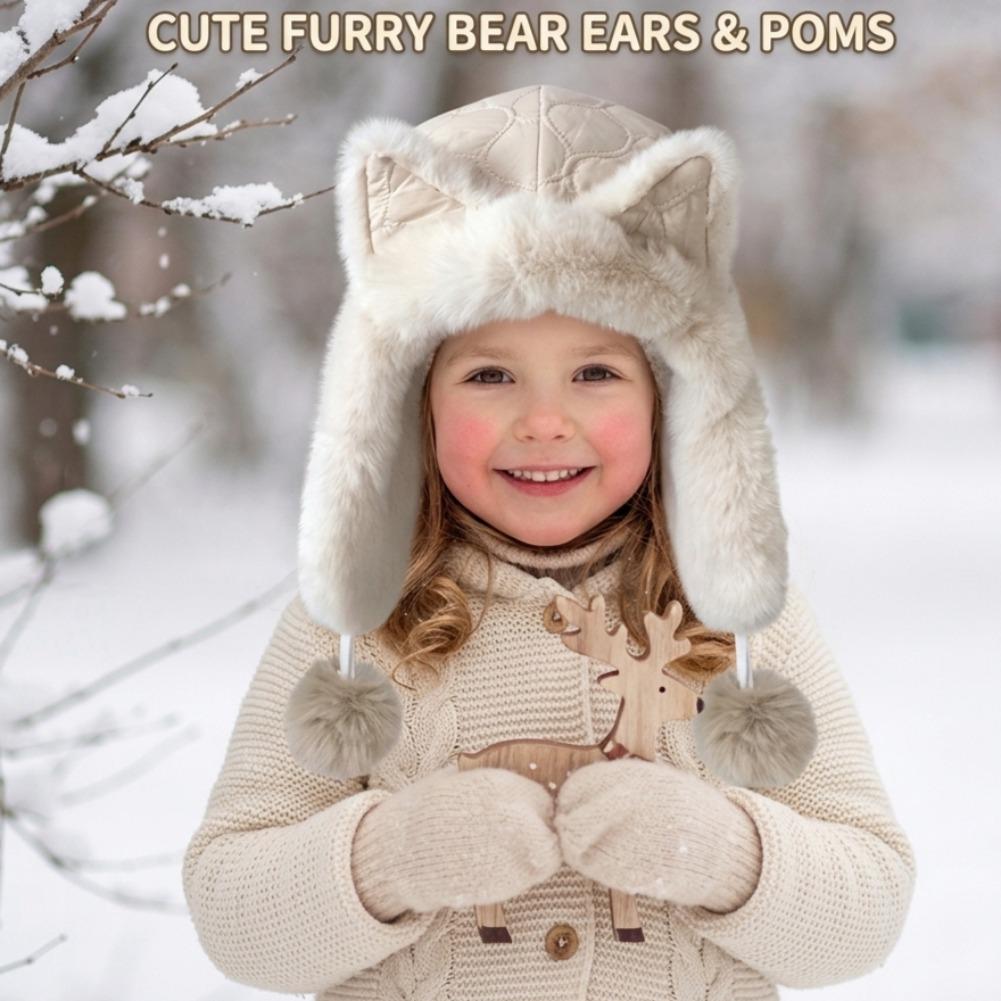 Plush Fox Ear Winter Trapper H - Winter Trapper Hat 评论和价格