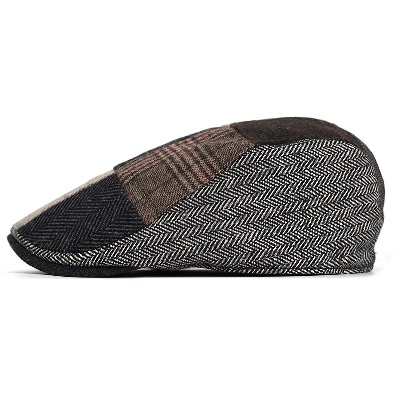 High-End Classic Men's Patchwo - Newsboy Cap Ivy 评论和价格