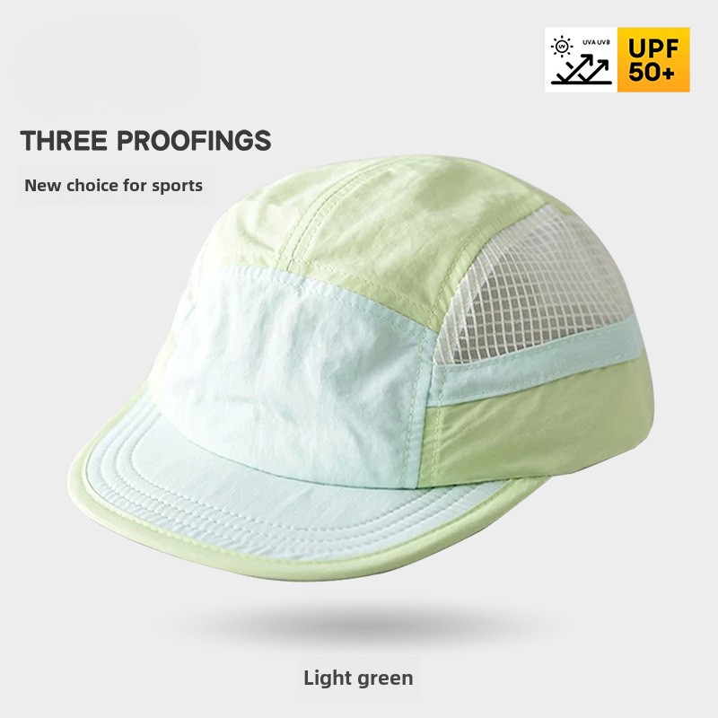 Color-Blocked Quick-drying Bas - Running Cap Lightweight 评论和价格