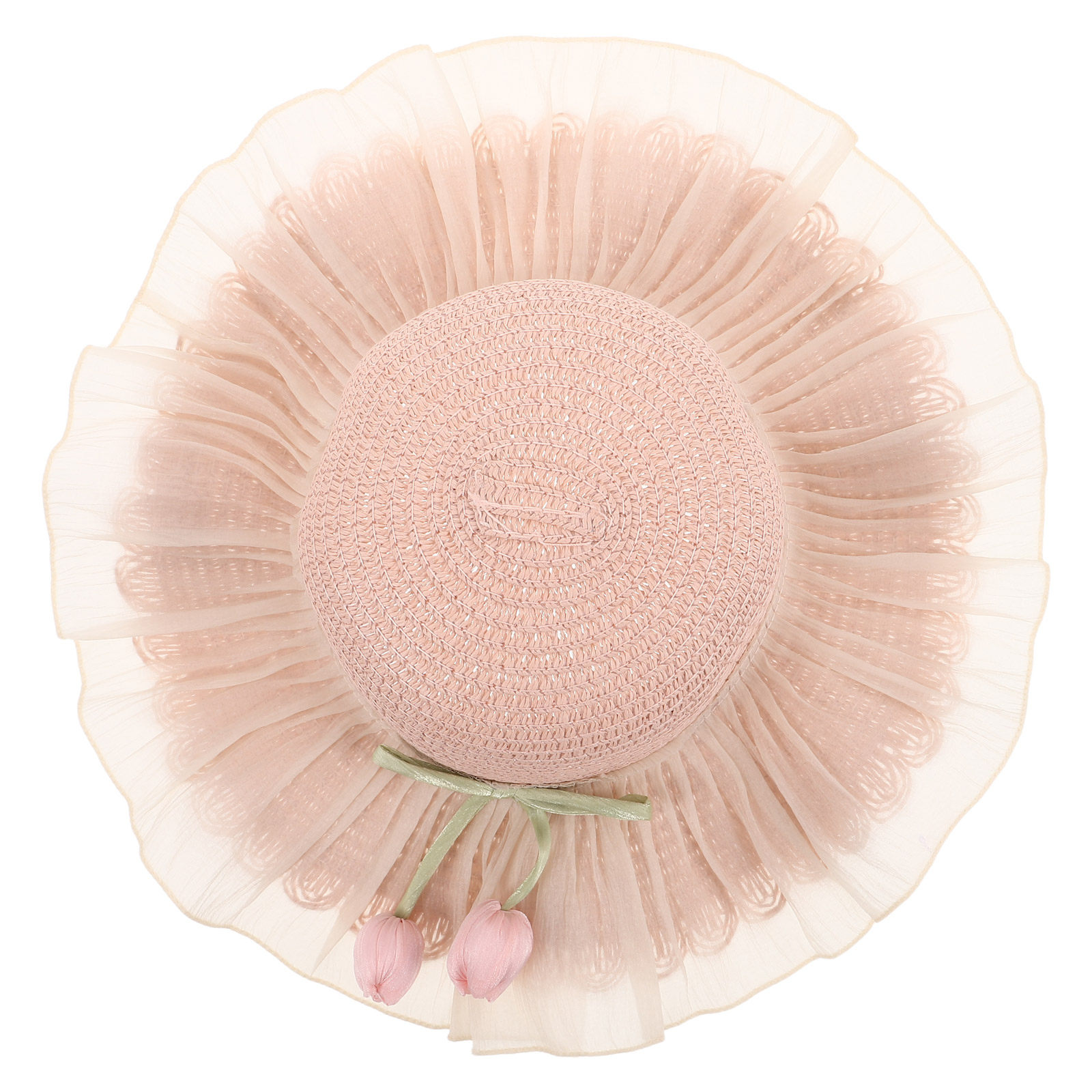 Girl Summer Straw Sun Hat Adju - Sun Hat Wide Brim 评论和价格