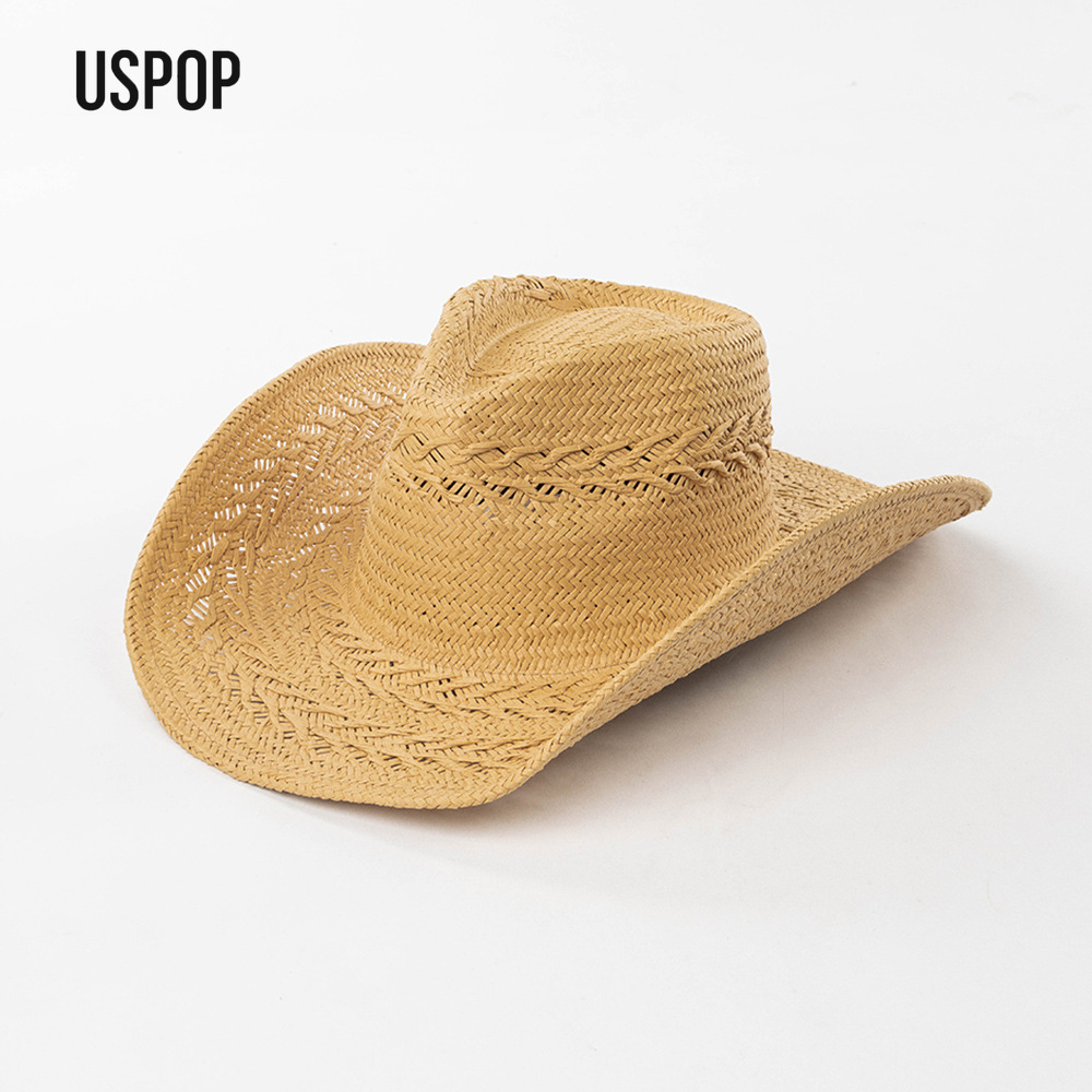 USPOP Women Summer Straw Cowbo - Cowboy Hat Straw 评论和价格