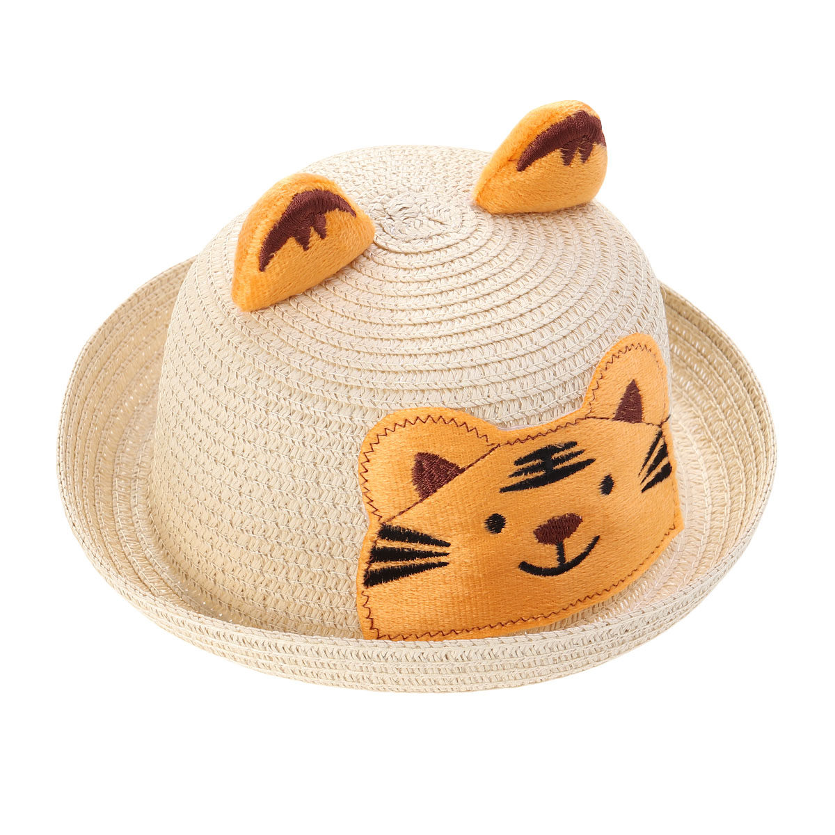 Cartoon Straw Hat Animal Desig - Sun Hat Wide Brim 评论和价格