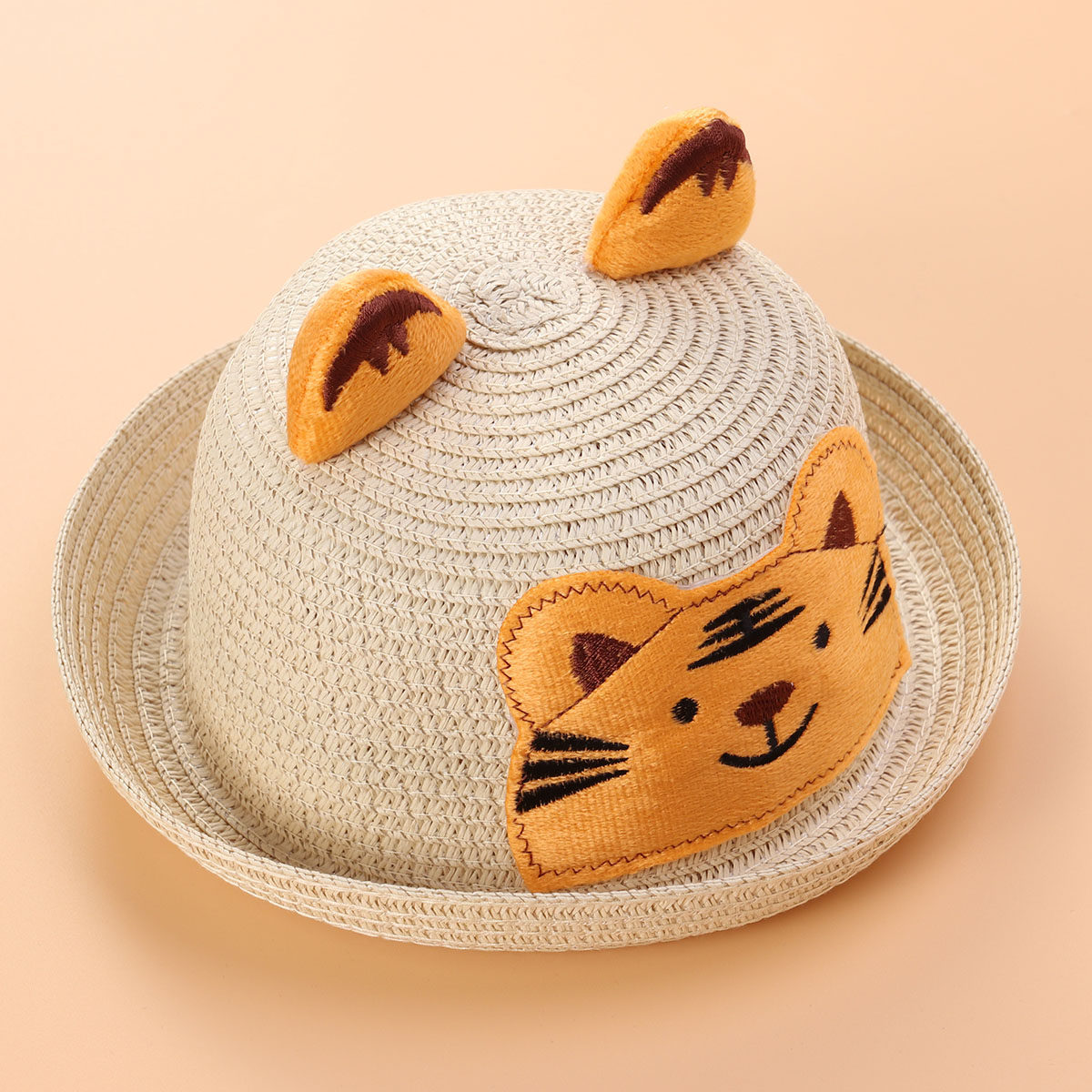 Cartoon Straw Hat Animal Desig - Sun Hat Wide Brim 评论和价格