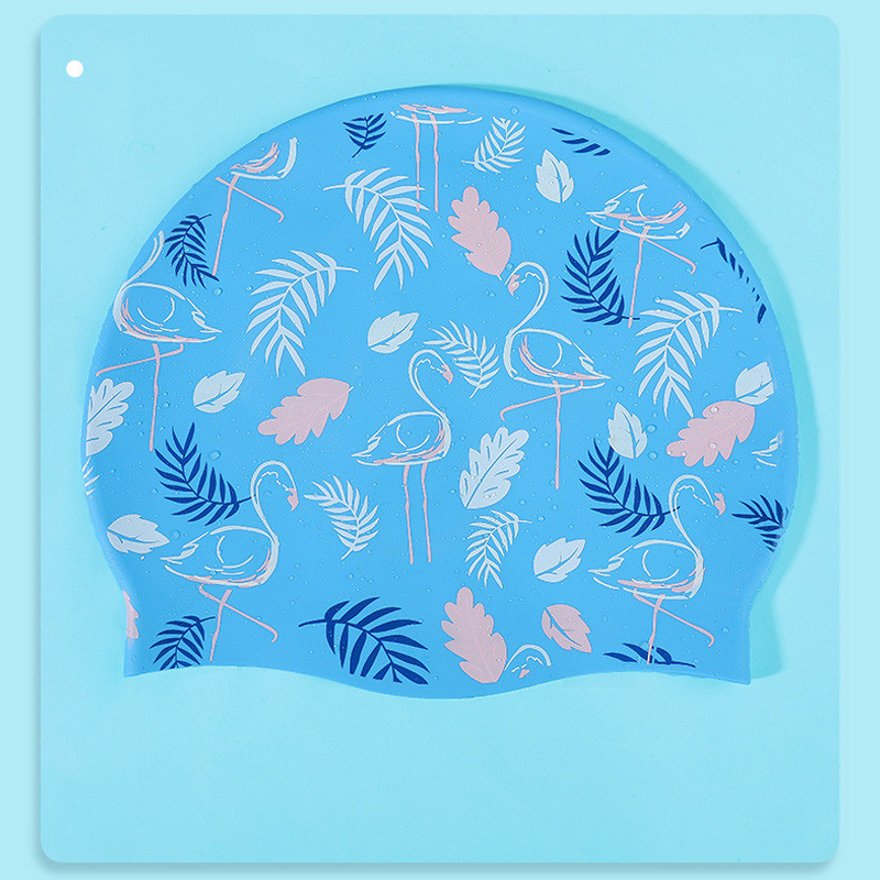 Adults High Elastic Cute Swimm - Swim Hat Silicone 评论和价格