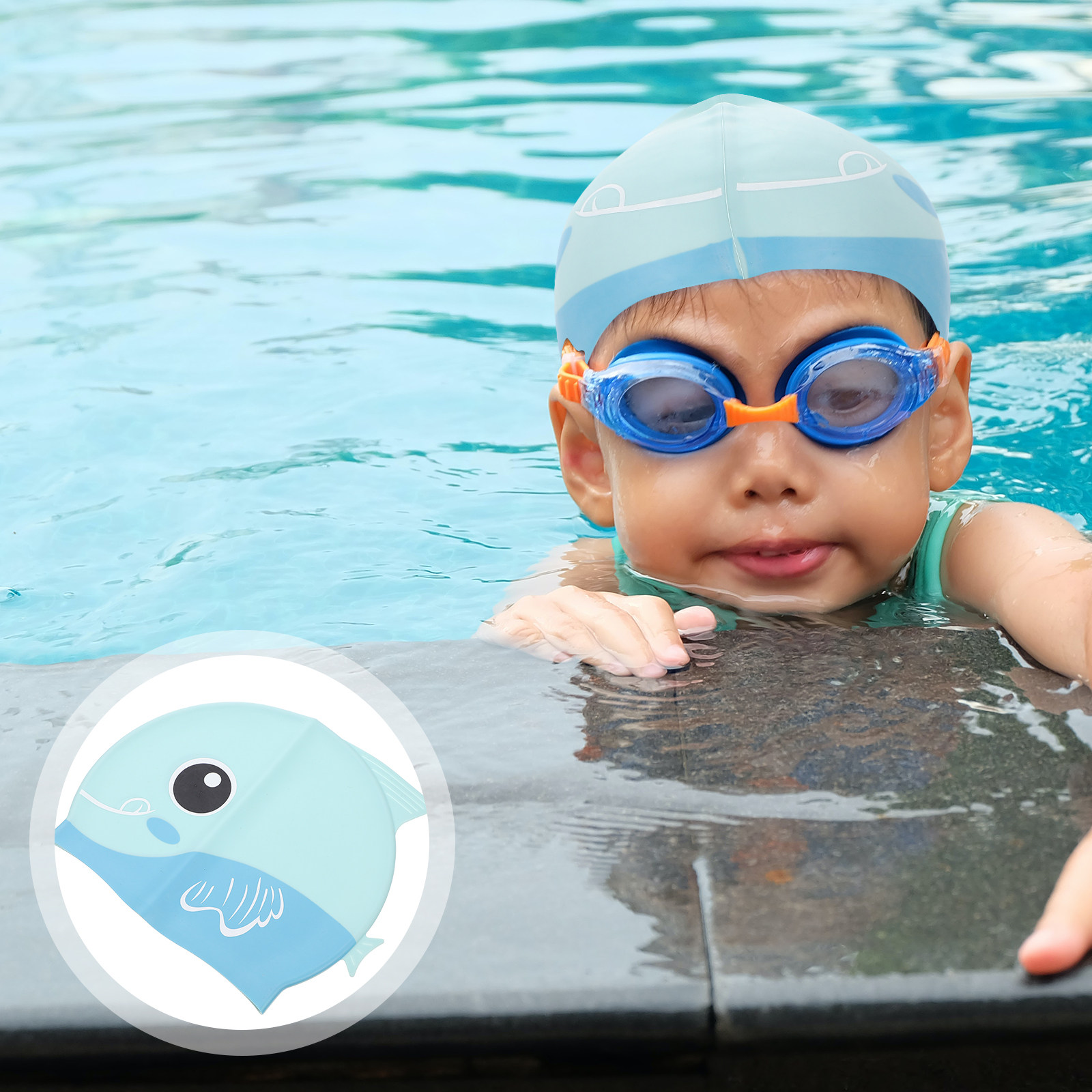 Silicone Swim Cap Cartoon Kids - Swim Hat Silicone 评论和价格