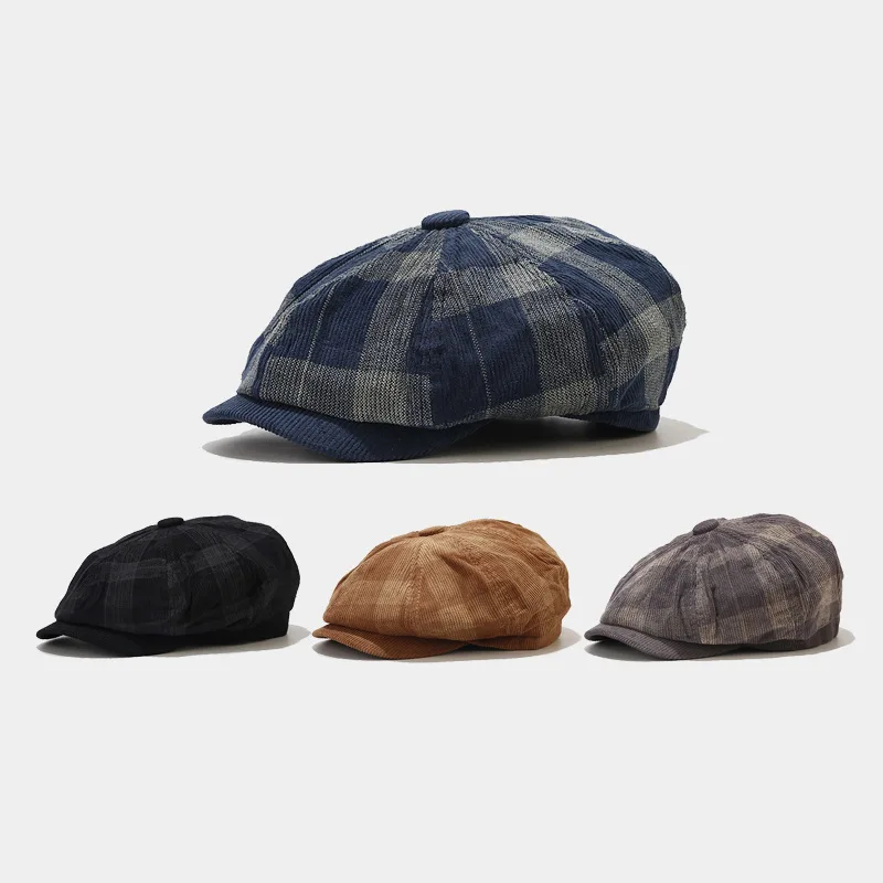 Classic Vintage Corduroy Newsb - Newsboy Cap Ivy 评论和价格