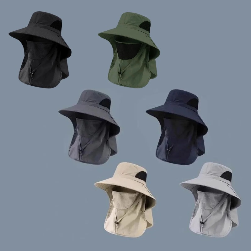Polyester Sun Fishing Hat With - Sun Hat Wide Brim 评论和价格